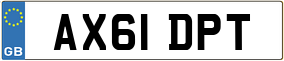 Truck License Plate